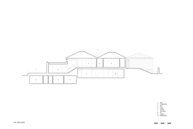 Семейный дом с многоуровневыми пространствами в Канаде