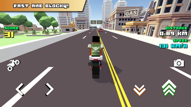 Blocky Moto Racing screenshot