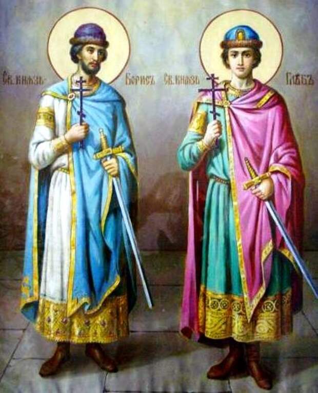 6 августа День благоверных князей Бориса и Глеба, во святом Крещении Романа и Давида.
