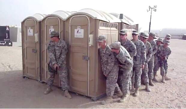Американские солдаты в зоне боевых действий