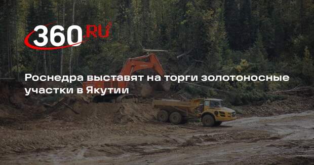 Роснедра выставят на торги золотоносные участки в Якутии