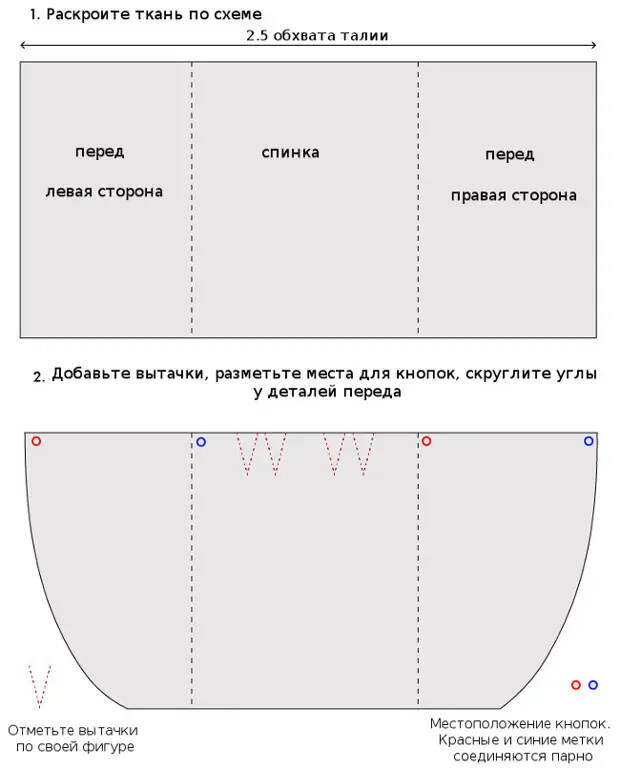 Шьем юбку без швейной машинки