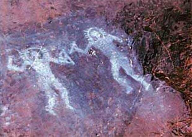 Доказательство того, что наши предки видели НЛО и предвидели будущее археология, загадки, нло, предки, рисунки, тайны, ученые, фрески