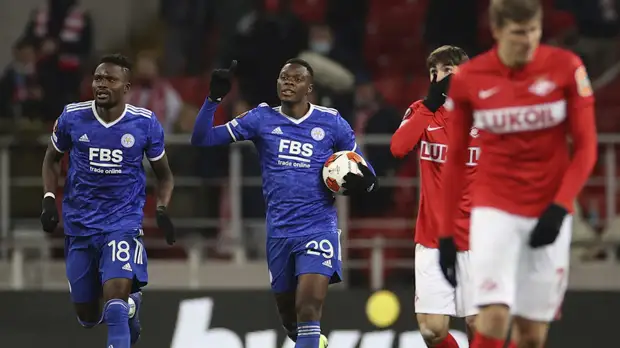 «Спартак» уступил «Лестеру» в матче Лиги Европы, хотя выигрывал со счётом 2:0