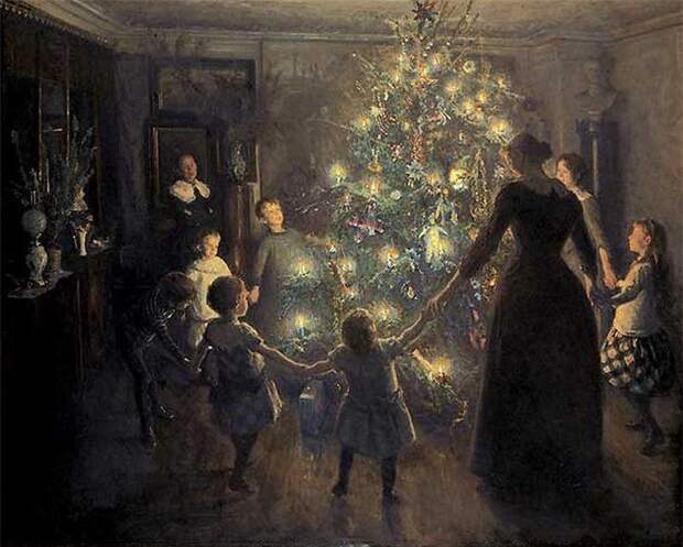Вигго Юхансен, «Светлое Рождество », 1891 г.