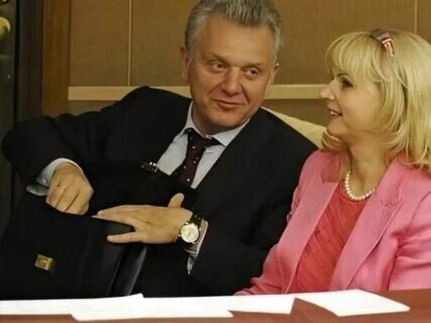 С мужем В. Христенко