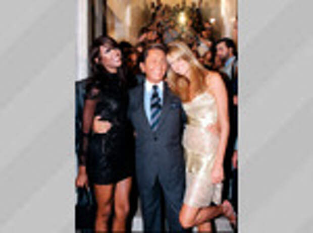 Гаравани с супермоделями Наоми Кэмпбелл и Эль Макферсон