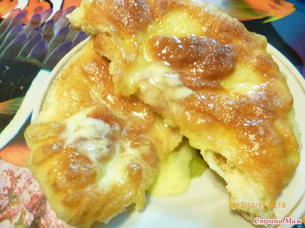 Пышки со сметаной и сахаром