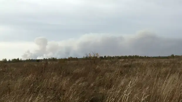 В Рязанской области увеличили группировку ликвидирующих пожар на арсенале