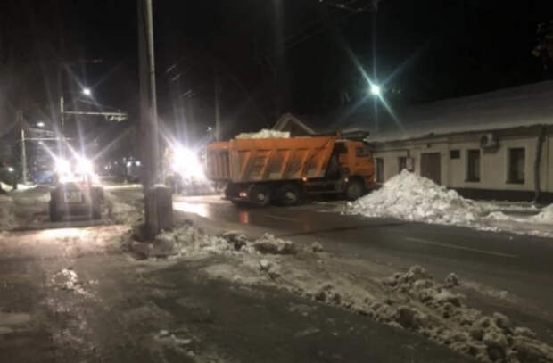 Муниципальные службы работали в течение всей ночи