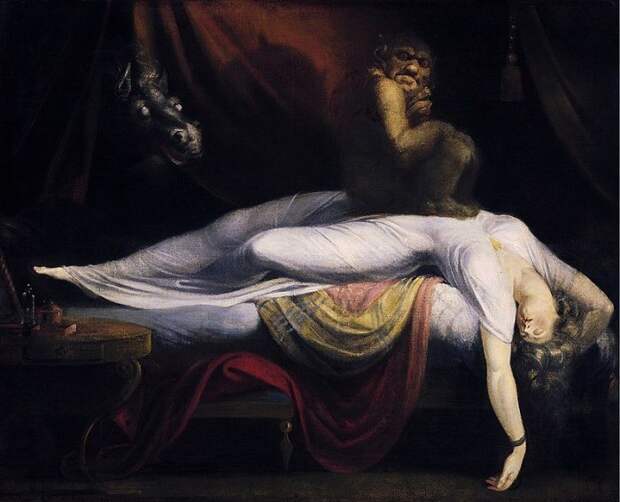 Ночной кошмар. Генри Фюзели, 1781 год. | Фото: en.wikipedia.org. Ночной кошмар. Генри Фюзели, 1781 год. | Фото: en.wikipedia.org.
