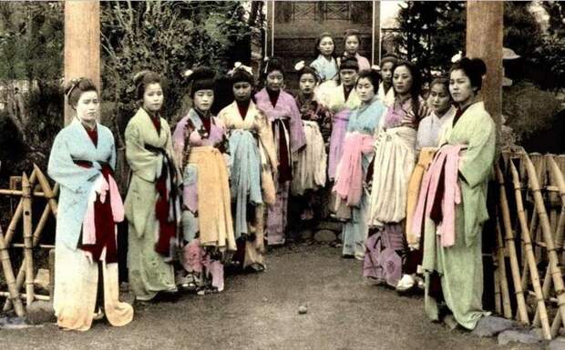 Японские проститутки делились на несколько рангов. древняя япония, история, япония