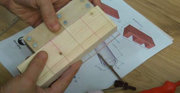 Как просверлить отверстия для установки деревянных шкантов
