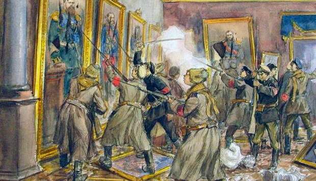 Октябрьскую революцию 1917 года совершили царские генералы