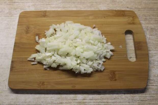 Пирог с грибами и плавленым сыром в духовке. Этап: 5