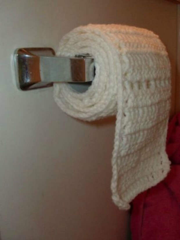 Зимняя туалетная бумага.
