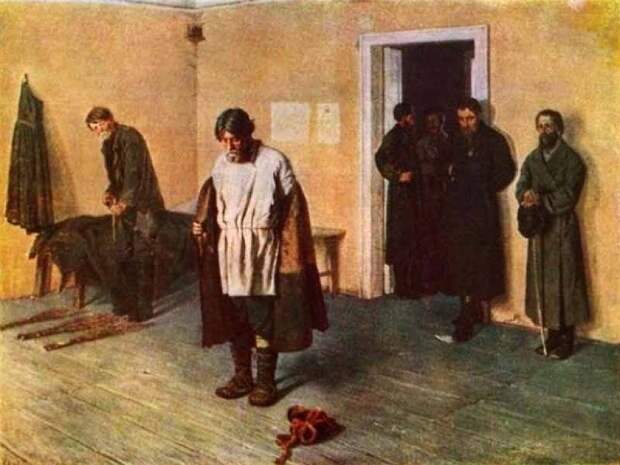 Фирс Журавлев — «Купеческие поминки» (1876 год) Застолье в разгаре, и часть гостей уже успела позабы