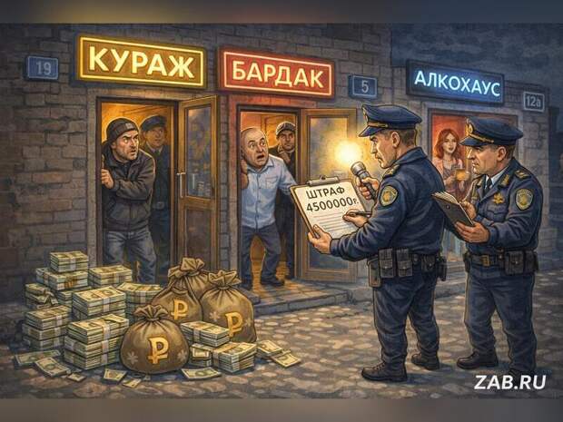 РСТ Забайкалья оштрафовала читинские алкозаведения на 4,5 млн рублей