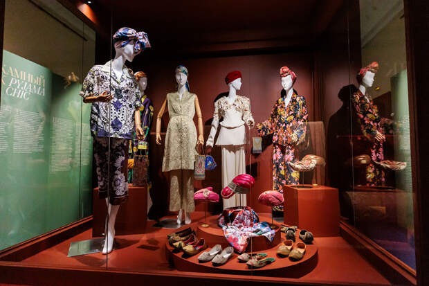 Экспозиция выставки «Индия. Ткань времени» 