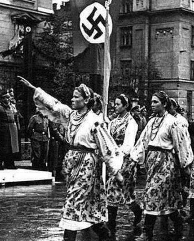 Коллаборационисты украинские и прибалтийские шли в каратели