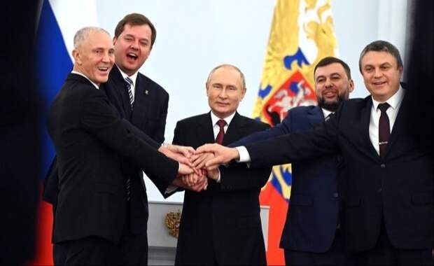 Путин внес в Госдуму законопроекты о вхождении в состав РФ новых регионов