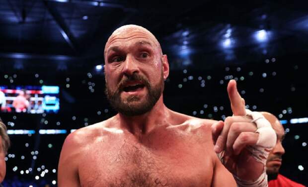 Tyson Fury inside the ring