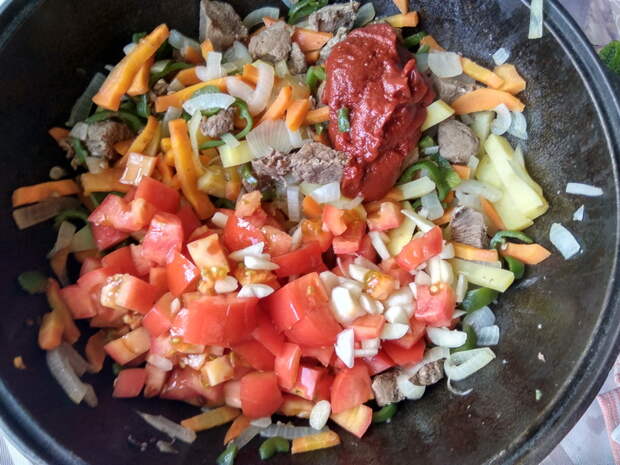 Мой Душевный лагман. (По-моему самый вкусный, рецепт из домашней лапши, всегда готовлю, когда собираемся большой семьей)