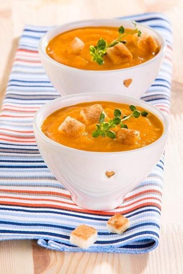 Холодный суп-пюре из моркови