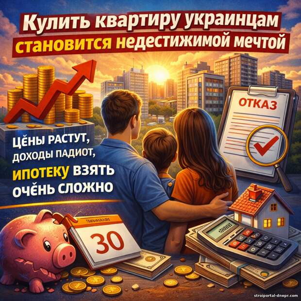 Собственная квартира становится недостижимой мечтой: почему украинцам всё сложнее купить жильё