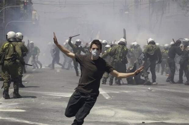 APTOPIX Greece Financial Crisis
