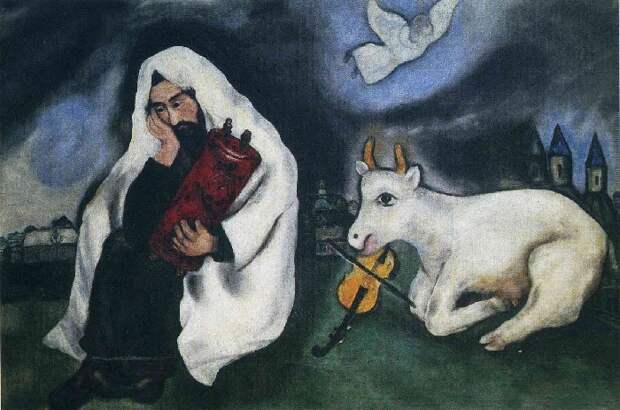 «Одиночество». (1933 год). Автор: Марк Шагал.