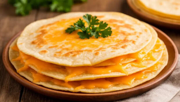 Никакой возни с дрожжами: берем стакан кефира и сыр — через 5 минут лепешки готовы к чаю