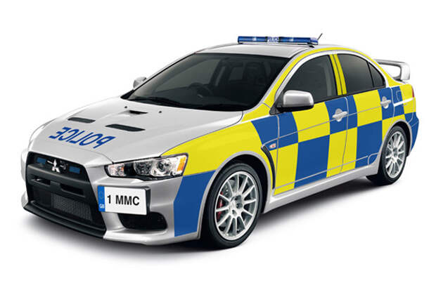 Mitsubishi Lancer Evolution X Police