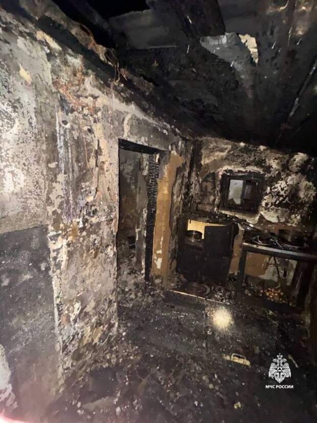 Предварительная причина пожара в селе Цветково, на котором погиб 2-летний ребёнок — перекал печи