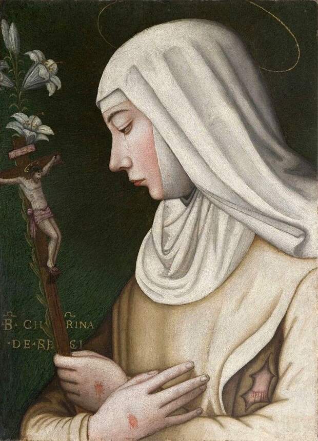 Плаутилла Нелли. Святая Екатерина с цветком Плаутилла Нелли. Святая Екатерина с цветком