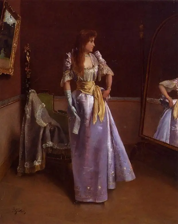 " ,  -   ..."   Alfred Stevens (1823  1906)