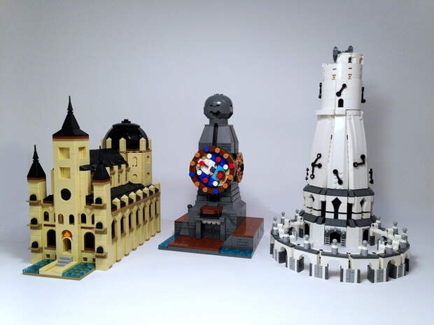 Примеры разнообразных поделок от любителей LEGO