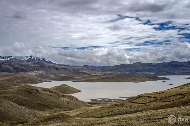 Пейзажи плато Альтиплано (Перу).