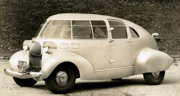 Рекламный переднемоторный автомобиль McQuay в качестве мобильной лаборатории. 1934 год авто, автодизайн, автомобили, дизайн, интересные автомобили, минивэн, ретро авто