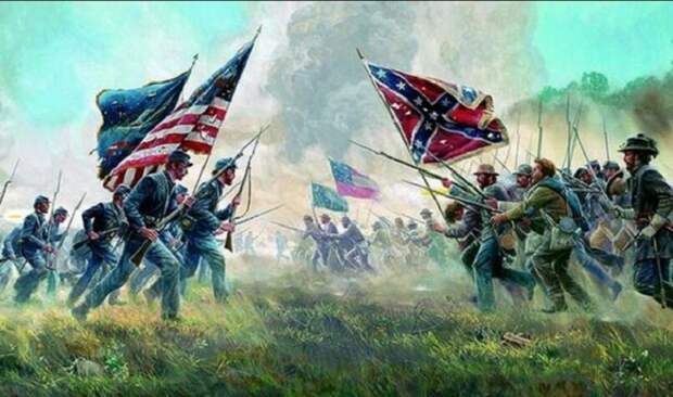 Гражданская война в США (1861-1865 гг) была жестокой и кровопролитной