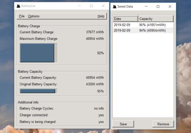 monitor battery health with batterycat