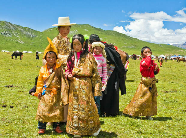 Тибетцы.