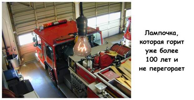 Лампочка, которая горит уже более 100 лет и не перегорает
