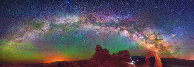 Milky way from Yellowstone Park-16