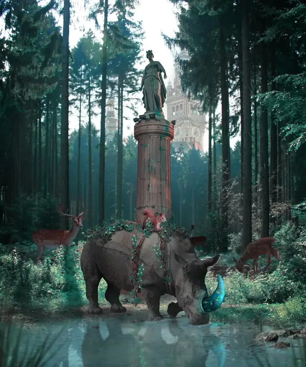 Сюрреалистические фотоманипуляции Зака Изи