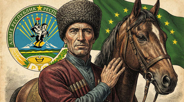 Символы Адыгеи: герб, флаг и гимн — кодекс истории в цветах и звуках