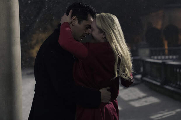 Max Minghella and Elisabeth Moss, The Handmaid's Tale | Photo Credits: Jasper Savage, Hulu