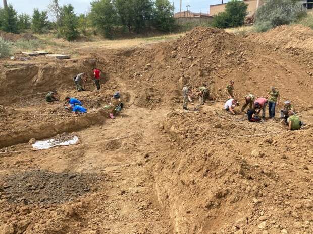 Жертв фашистского геноцида перезахоронили в Ростовской области