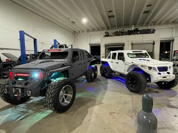 Jeep Apocolypse Hellfire 6x6 с двигателем V8