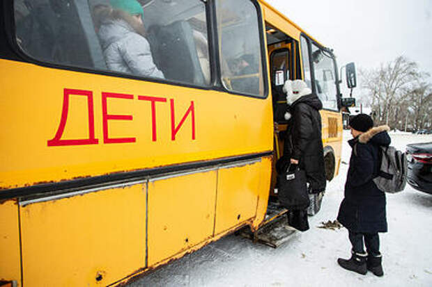 На Кубани школьные автобусы не вышли на линии из-за сложных погодных условий